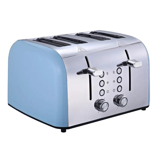 HKM-044819 Stainless Steel Electric Toaster for 4 Slices - Versatile Bread Toasting Solution
