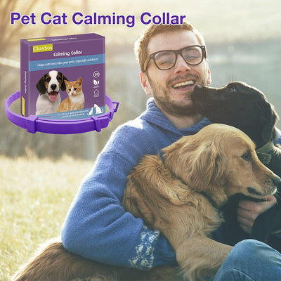 HKM-0450237 Adjustable Stress Relief Dog and Cat Comfort Collar, 62cm and 38cm Options