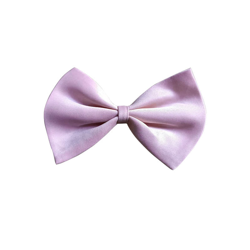 HKM-0450493 Solid Color Bow Pet Collar ¨C Adjustable Neck 34-44cm, Multiple Colors Available