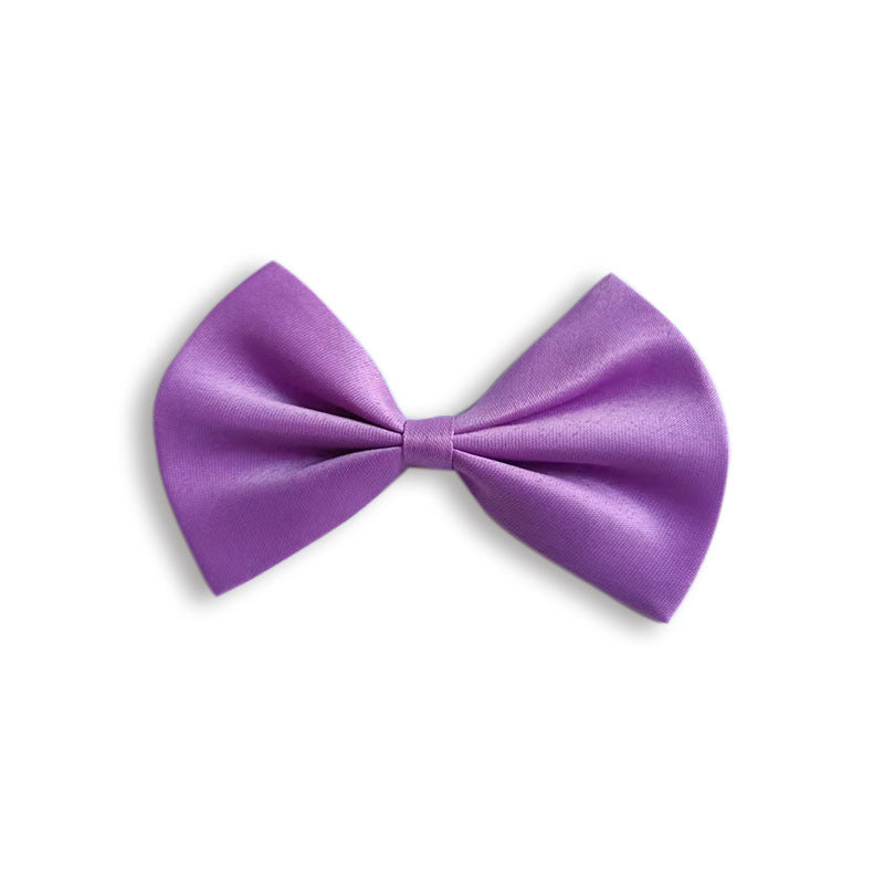 HKM-0450493 Solid Color Bow Pet Collar ¨C Adjustable Neck 34-44cm, Multiple Colors Available