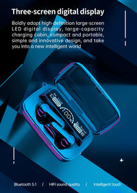 HKM-045075 M19 True Wireless Touch Control Earbuds with Digital Display and Long Battery Life