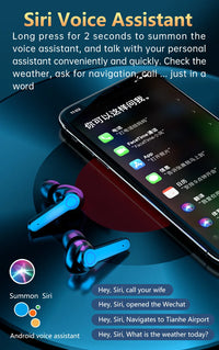 HKM-045075 M19 True Wireless Touch Control Earbuds with Digital Display and Long Battery Life