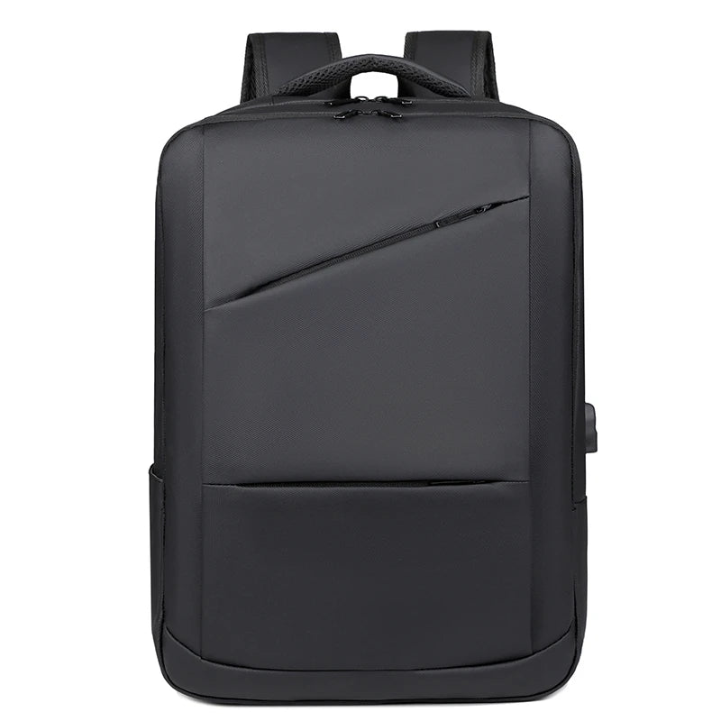 HKM-045139 Custom Logo USB Charging Business Laptop Backpack for Unisex Users
