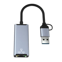 HKM-045459 Ethernet Network Interface Card Converter - USB to RJ-45 – Supports 10/100/1000Mbps Transmission