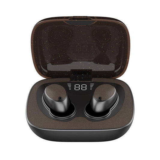 HKM-045459 TWS Bluetooth Headset ES02 with USB Charging Case and Multiple Ear Tips