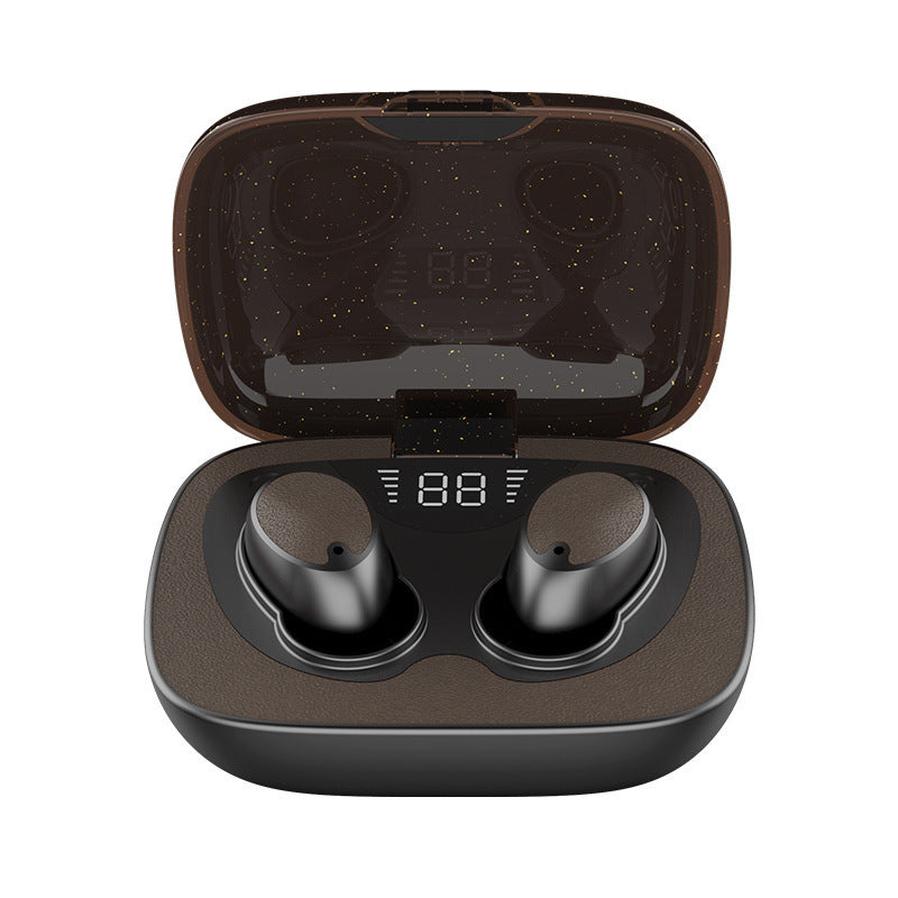 HKM-045459 TWS Bluetooth Headset ES02 with USB Charging Case and Multiple Ear Tips