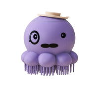 HKM-0455869 Silicone Pet Bath Brush with Body Wash for Dogs and Cats - Massage Comb Tool