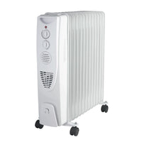 HKM-045843 1500W Oil Filled Radiator Heater with Adjustable Thermostat for Home Use