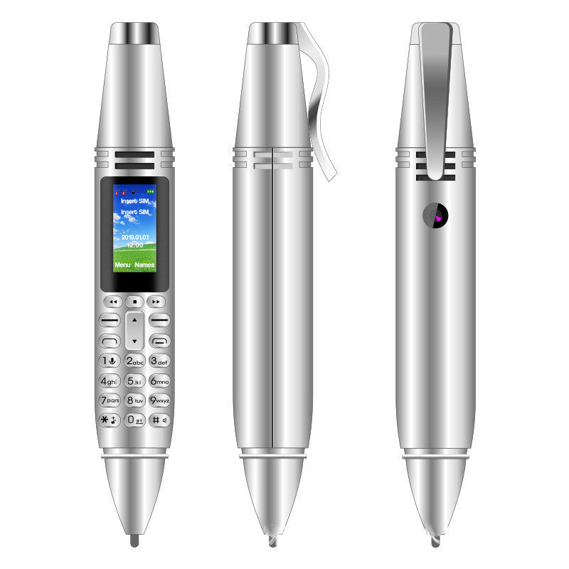 HKM-045907 Mini Voice Recorder with Rotating Screen and Bluetooth Functionality - Dual Card Mobile Phone