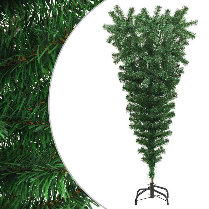 HKM-046035 Upside Down Artificial Christmas Tree with Steel Stand - 120 cm Height