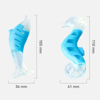 HKM-0461245 Seahorse & Tuna PU Nylon Chew Toys for Puppies - Fun Combination Set