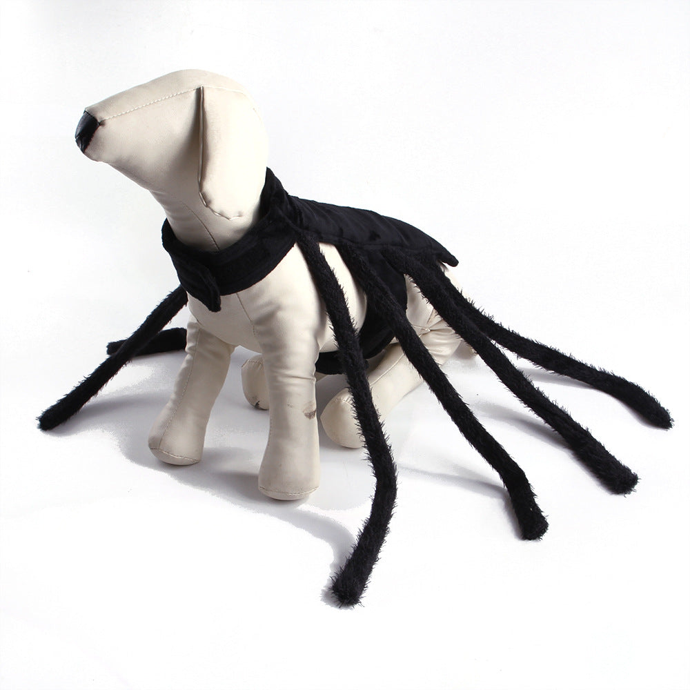 HKM-0461373 Funny Spiders Costume for Pets - Cotton Apparel in Various Sizes