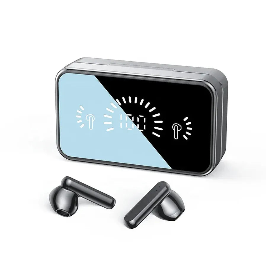 HKM-046227 True Wireless Waterproof Earbuds with Noise Cancellation and LCD Display