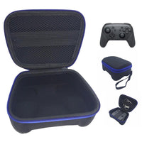 HKM-046291 EVA & 1680 Nylon Switch Pro Controller Carrying Bag with Hand Rope and Grid Design