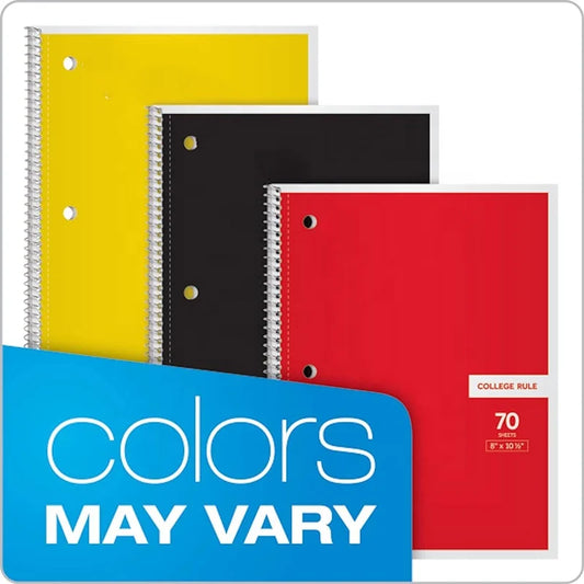 HKM-046355 Coil Notebook with Removable Loose Leaf Paper for College Students