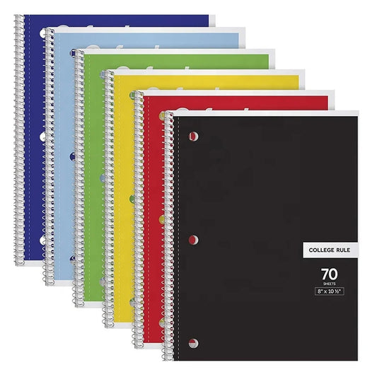 HKM-046355 Coil Notebook with Removable Loose Leaf Paper for College Students