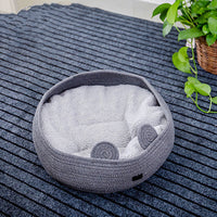 HKM-0463805 Universal Removable Mat Pet Nest for Cats and Small Animals ¨C Soft Polyester in Milky White or Dark Gray