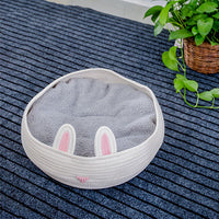 HKM-0463805 Universal Removable Mat Pet Nest for Cats and Small Animals ¨C Soft Polyester in Milky White or Dark Gray