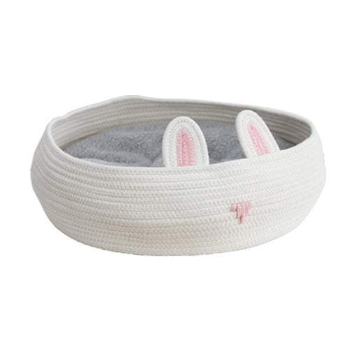 HKM-0463805 Universal Removable Mat Pet Nest for Cats and Small Animals ¨C Soft Polyester in Milky White or Dark Gray