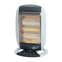 HKM-046419 1200W Electric Halogen Heater with 3 Adjustable Heating Levels and Remote Control