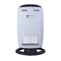 HKM-046419 1200W Electric Halogen Heater with 3 Adjustable Heating Levels and Remote Control