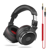 HKM-046419 Stereo Headset with Microphone, 3.5mm/6.3mm Plug, 20-20k Hz Frequency Response, 32 Ohm Impedance, 110 dB Sensitivity, 3m Wire Length, Includes Accessories