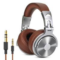 HKM-046419 Stereo Headset with Microphone, 3.5mm/6.3mm Plug, 20-20k Hz Frequency Response, 32 Ohm Impedance, 110 dB Sensitivity, 3m Wire Length, Includes Accessories