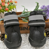 HKM-046547 Waterproof Dog Shoes with Non-Slip Sole and Adjustable Strap for All Weather Conditions
