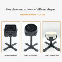 HKM-0465725 Adjustable Elevated Dog Bowl Stand with Anti-Slip Design for Medium and Large Pets