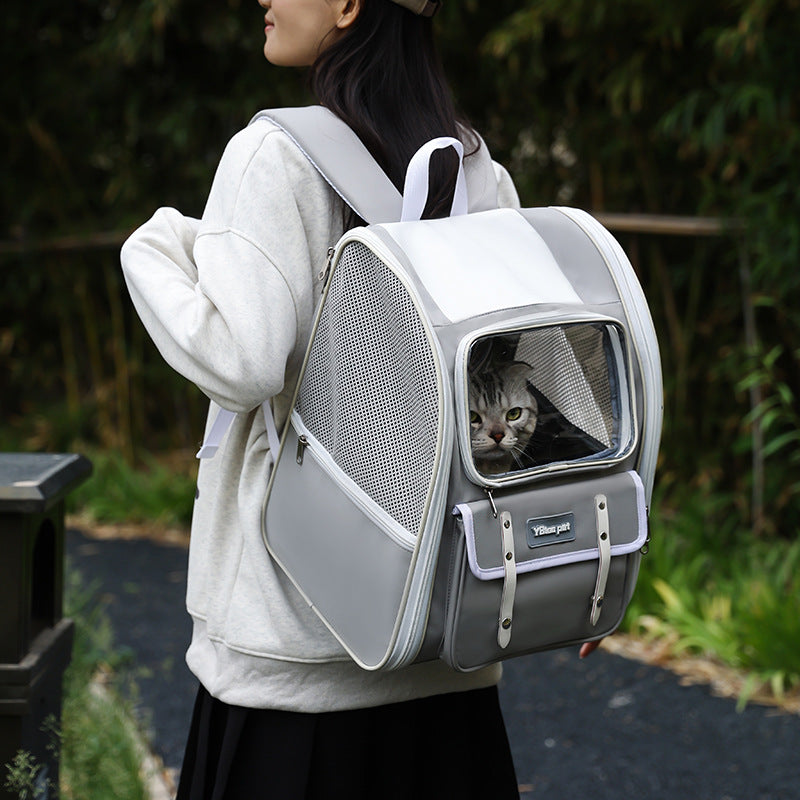 HKM-0465981 Universal Portable Pet Bag - Breathable, Soft Oxford Material for Cats and Dogs, Holds Up to 7.5kg