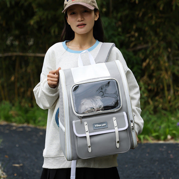 HKM-0465981 Universal Portable Pet Bag - Breathable, Soft Oxford Material for Cats and Dogs, Holds Up to 7.5kg