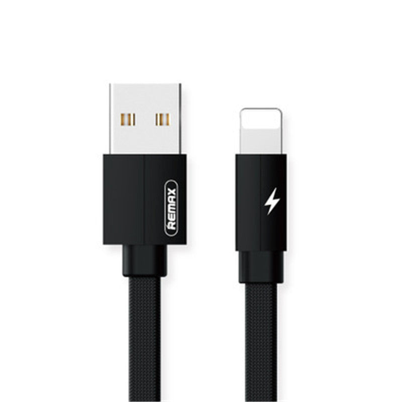 HKM-046611 Durable Fabric Braided 8PIN Data Cable - 1m & 2m Lengths in Multiple Colors