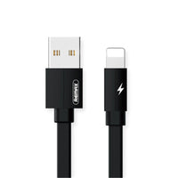HKM-046611 Durable Fabric Braided 8PIN Data Cable - 1m & 2m Lengths in Multiple Colors