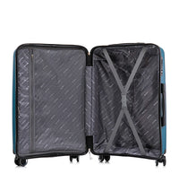 HKM-046611 Durable Outdoor Activity Luggage Set with Mute Wheels and Iron Trolley - 3 Pieces