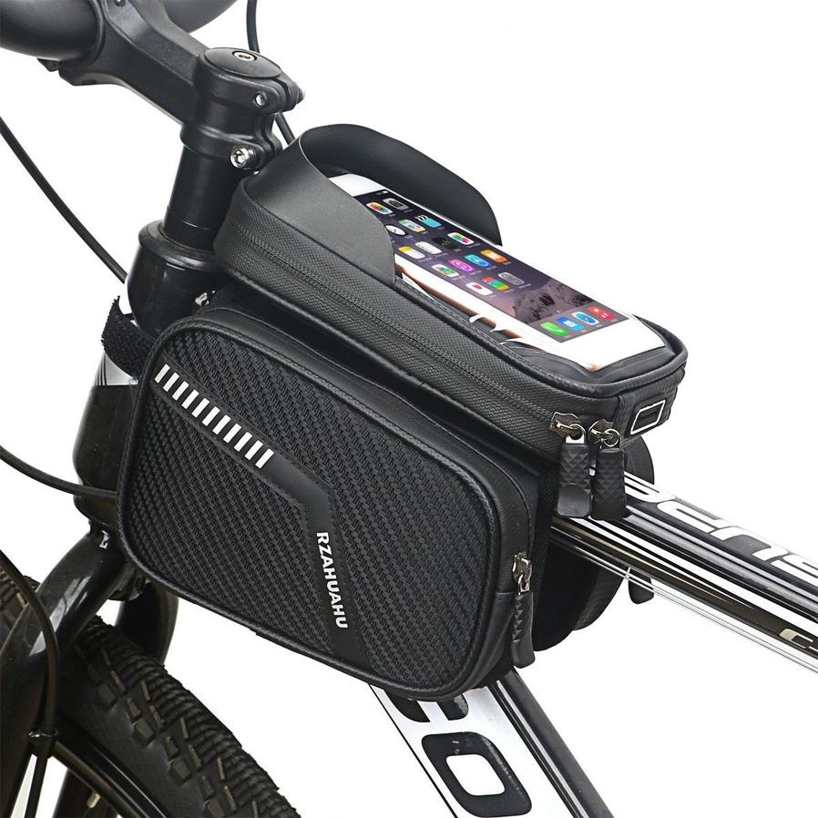 HKM-046739 Bike Saddle Storage Bag for Mobile Phones - Front Beam Mounting Solution