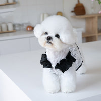 HKM-0467901 Chiffon Pet Skirt in Black ¨C Sizes XXS to 3XL