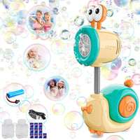 HKM-046867 Automatic Bubble Blower Toy - Cartoon Snail Shape, Rechargeable 20-Hole Bubble Machine for Ages 5 and Up