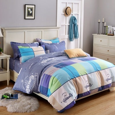 HKM-046995 Three-Piece Aloe Cotton and Polyester Bedding Set for 1.2m to 2.0m Beds