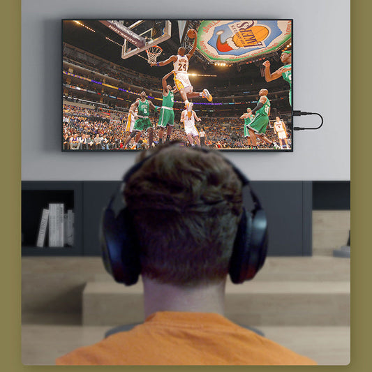 HKM-047059 Bluetooth 5.0 Audio Adapter – 2-in-1 Receive and Transmit for Computer, TV, Projector, and Audio Devices