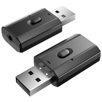 HKM-047059 Bluetooth 5.0 Audio Adapter – 2-in-1 Receive and Transmit for Computer, TV, Projector, and Audio Devices