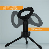 HKM-047123 Professional Wired Desktop Recording Microphone for Gaming and Live Shows