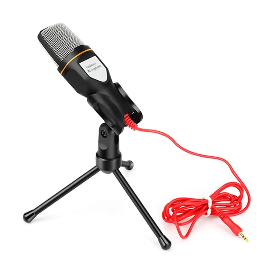 HKM-047123 Professional Wired Desktop Recording Microphone for Gaming and Live Shows