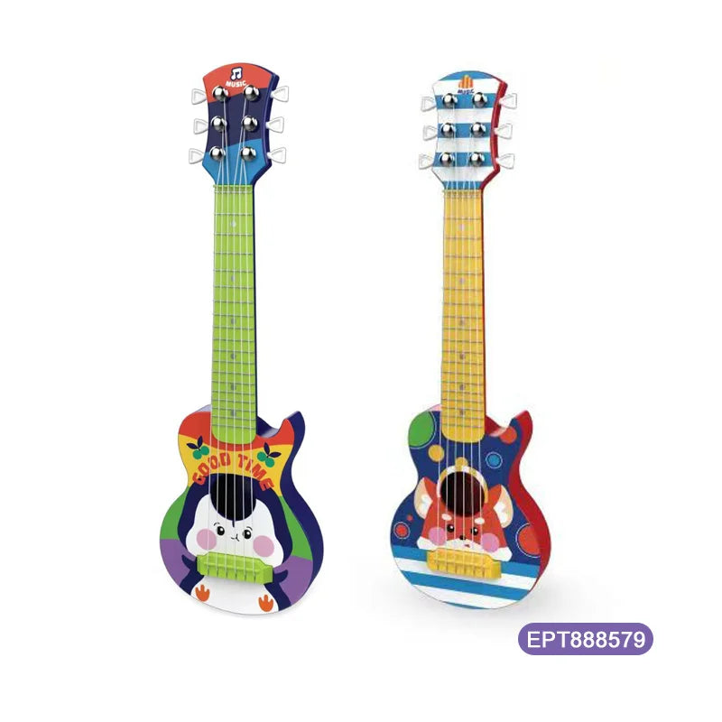 HKM-047187 Musical Toy Guitar for Kids - 18' Ukulele with 8 Scales and Battery Operated Features