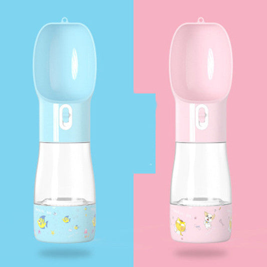 HKM-047251 Portable Pet Food and Water Cup for Dogs - 258ML Water & 200ML Food Capacity