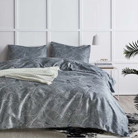 HKM-047379 Three-Piece Printed Bedding Set in Various Sizes - Soft Polyester Cotton Home Textile