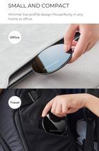 HKM-047443 Mirror Round Wireless Charger - 5W Acrylic, Micro USB, Private Mode, Lightweight Design
