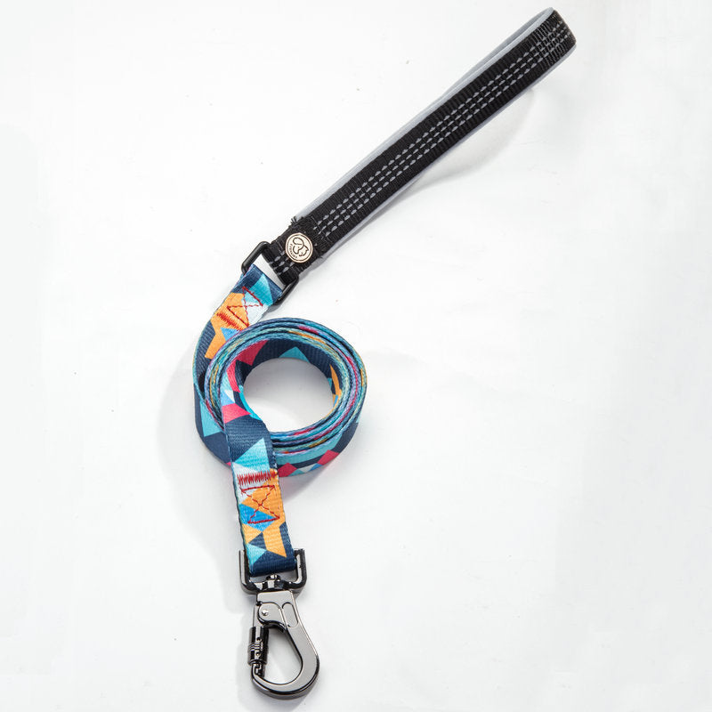 HKM-0475069 Durable Polyester Dog Leash with Zinc Alloy Fittings - Multiple Widths Available