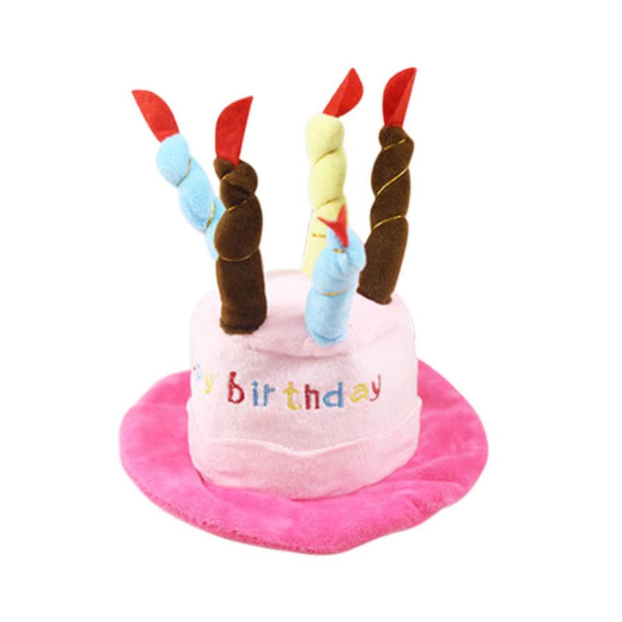 HKM-047571 Dog Birthday Hat - Cute and Fun Celebration Accessory for Dogs, Size 21*15*6.5cm, 50g
