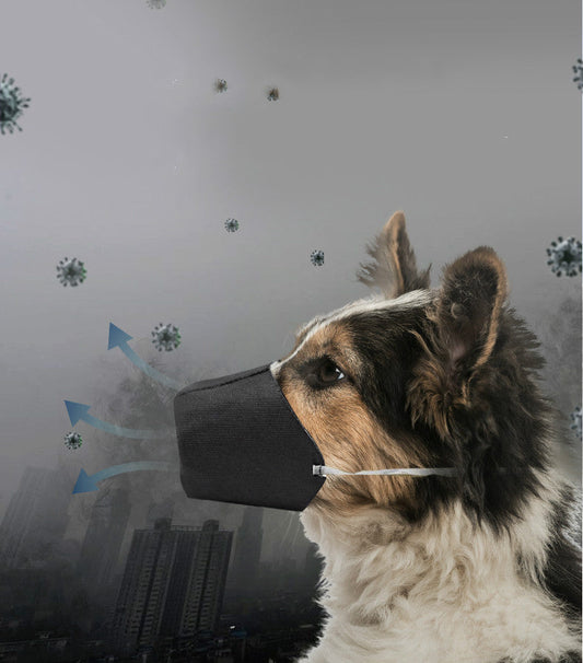 HKM-047571 Pet Mouth Cover with Soft Cloth Material for Comfortable Outings