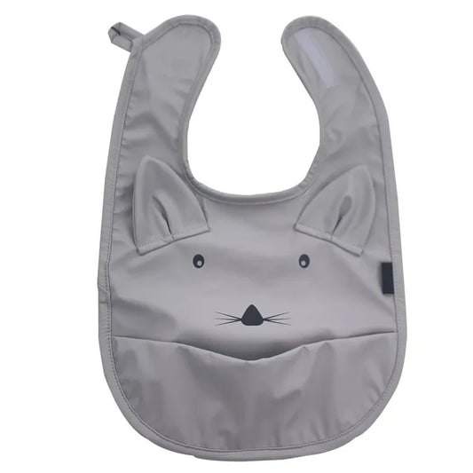 HKM-047763 Eco-Friendly Waterproof Long Sleeve Baby Bibs